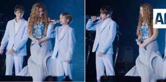 Shakira sorprende al cantar Acróstico junto a sus hijos, Milan y Sasha, en su segundo concierto en Argentina