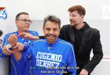 Eugenio Derbez brilla en reto de MrBeast y queda entre los mejores cuatro por un millón de dólares