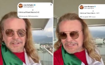 Fher de Maná responde a Liam Gallagher con bandera en mano: “¡Ubícate, güey! ¿5-0? Cálmate”